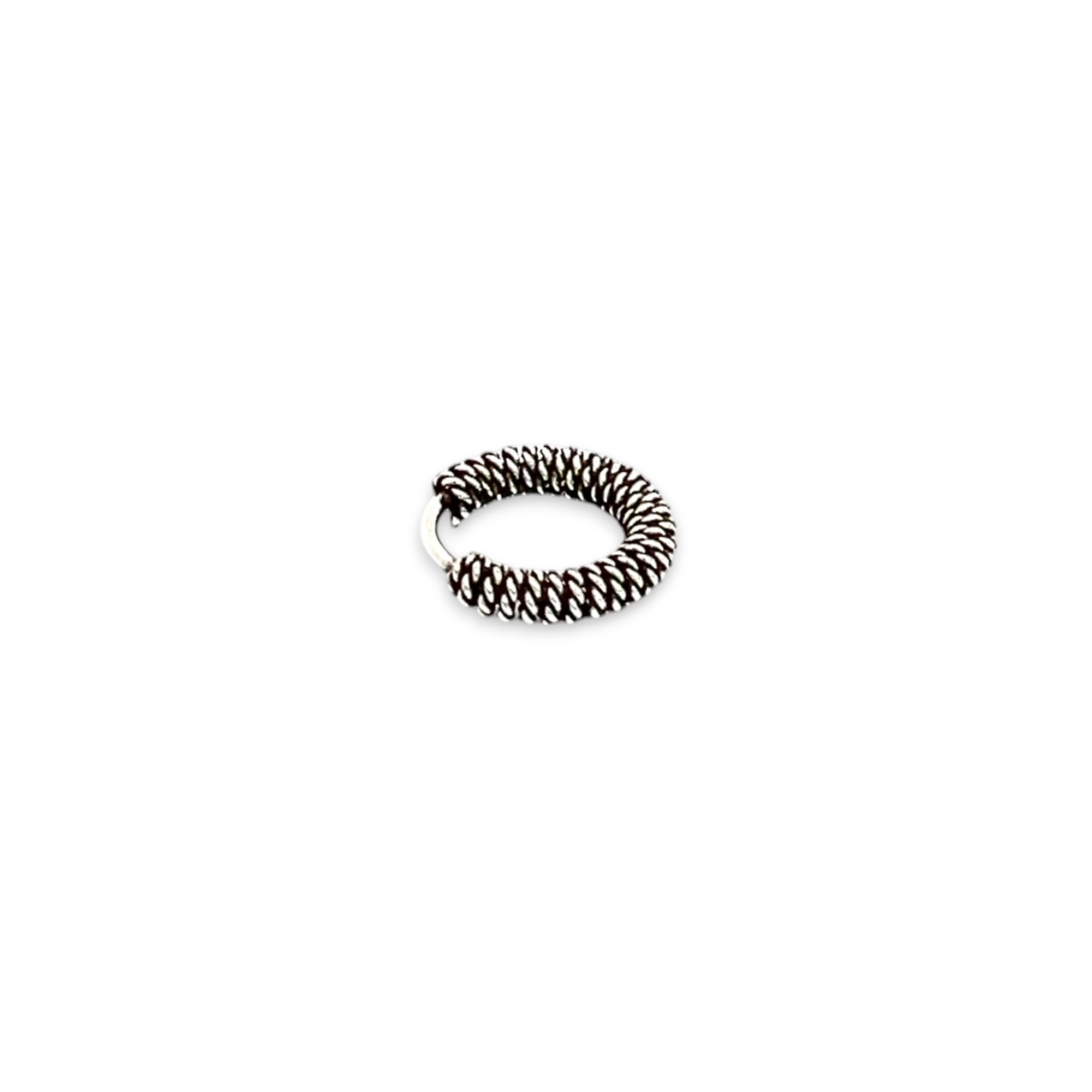 PurpleLuck Asin Oxidized Silver Nose Ring