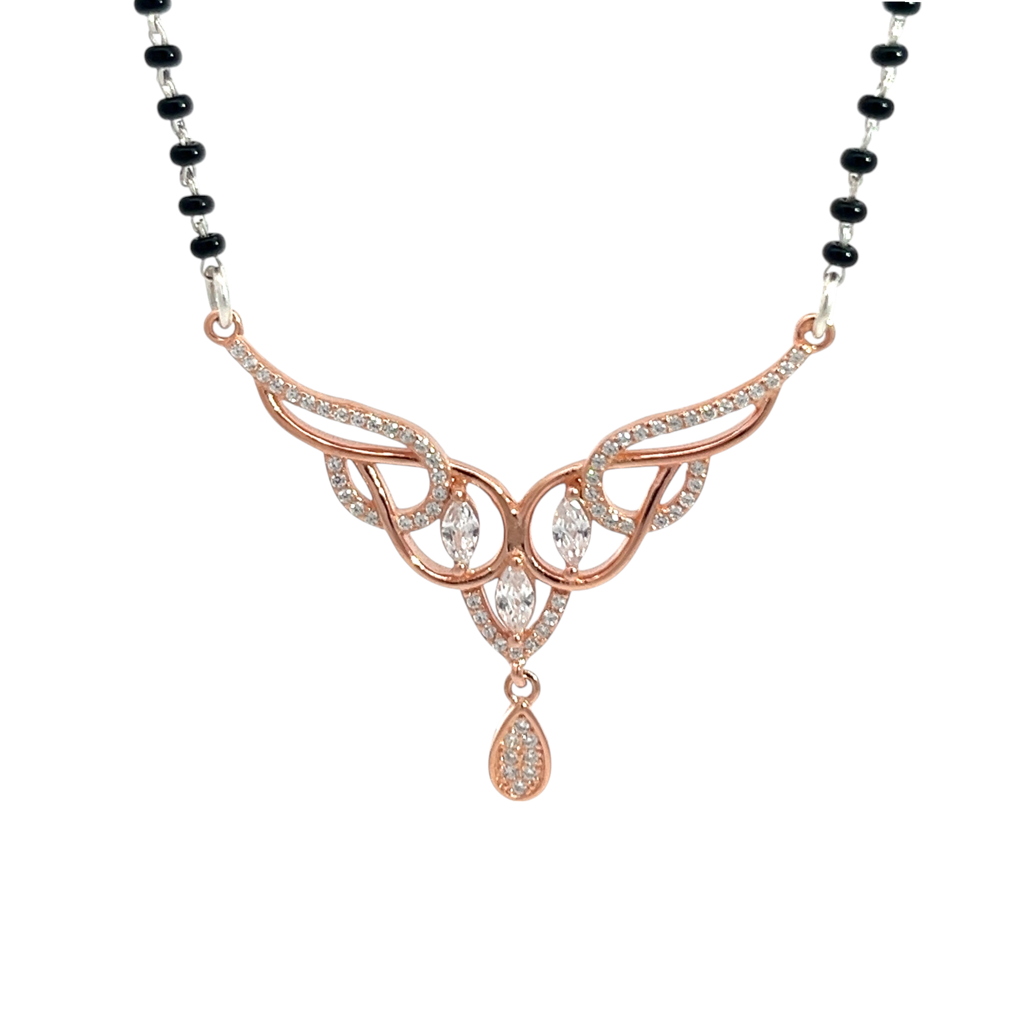 PurplLuck- Shraddha Rose Gold Mangalsutra